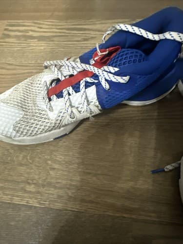 Under Armour Men’s 10.5 Surge Sneakers White And Blue - Thumbnail 3