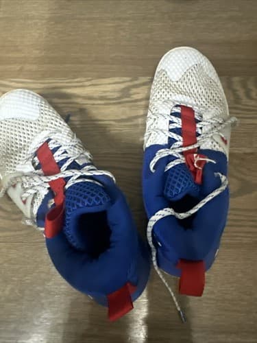 Under Armour Men’s 10.5 Surge Sneakers White And Blue - Thumbnail 5