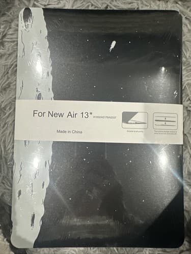 Plastic Hard Case Shell & Keyboard Cover For Apple MacBook Air 13” New - Image 1
