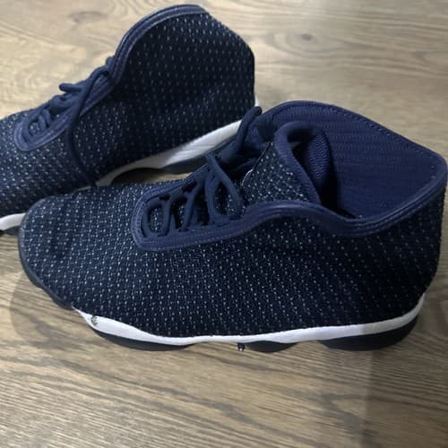 Jordan Men's Horizon Infrared Mid Sneaker Navy Blue White Size 9 - Thumbnail 3