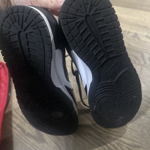 Size 8.5 - Nike Dunk Low Black White MEN - Thumbnail 4