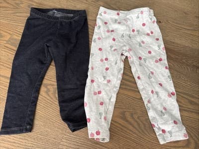 Baby Girl Long Pants Set Of 2 Size 24m/2T - Image 1
