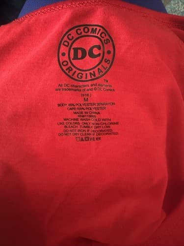 Ladies Dc Wonder Woman Logo T-Shirt Official Tee T-Shirt Womens Girls Medium - Thumbnail 3