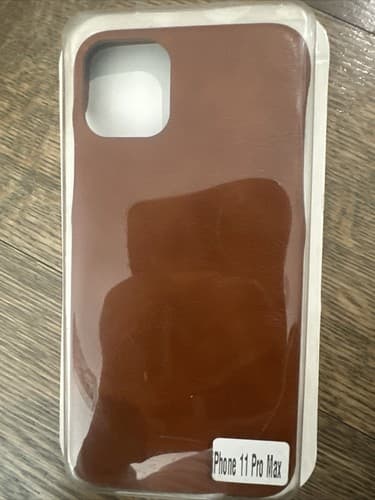 Brown iPhone 11 Pro Max Leather Protective Case -Great Quality - Image 1