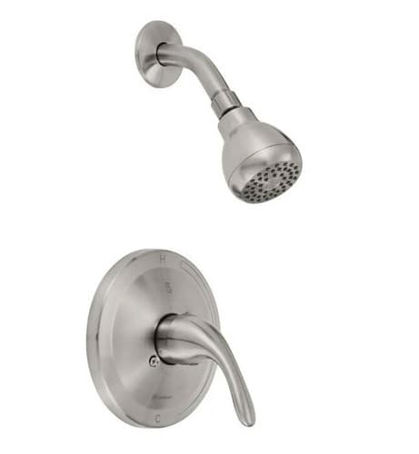 Glacier Bay Builders 1-Handle 1-Spray Press. Balance Shower Faucet in B. Nickel - Image 1