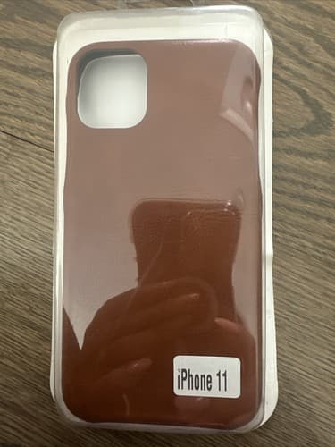 Brown iPhone 11 Leather Protective Case -Great Quality - Image 1