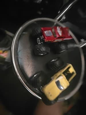 Hotwheel Mattel Monster Jam Bulldozer & Avenger Toy Truck Vehicle - Image 1