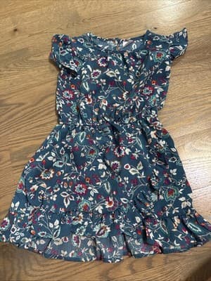 Girls Wonder Nation Size XS (4-5) Floral Dress - Image 1
