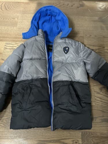 Xtreme Boys Gray Jackets Hooded Zipped Long Sleeve Size 6 - Image 1
