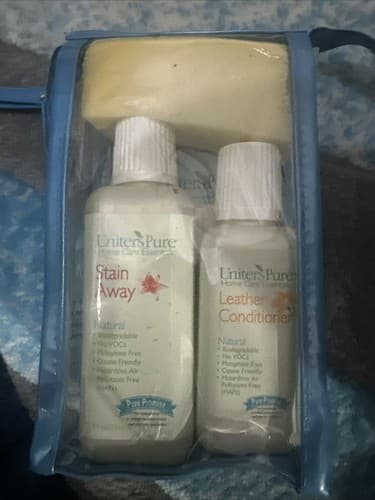 Uniter’s Pure Home Care Essentials Stain Away & Leather Conditioner Kit - Image 1