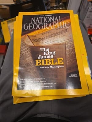 The King James Bible ~ National Geographic ~ December 2011 ~ *VERY GOOD* - Image 1