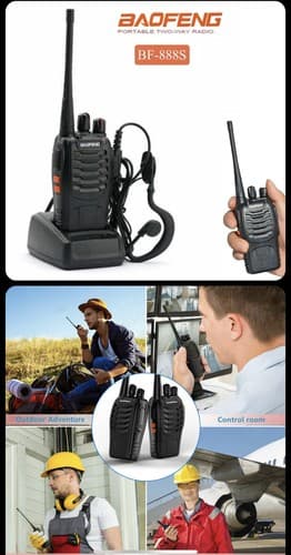 Baofeng BF-888S UHF Walkie Talkie ​Handheld Two-way Radio Portable Ham Radio - Image 1