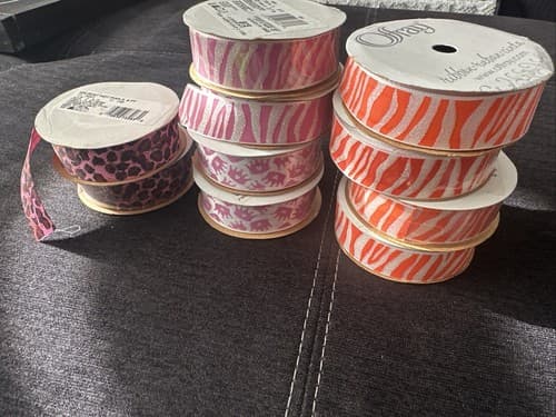 7/8in x 9ft Ribbon Lot Of 10 - Image 1