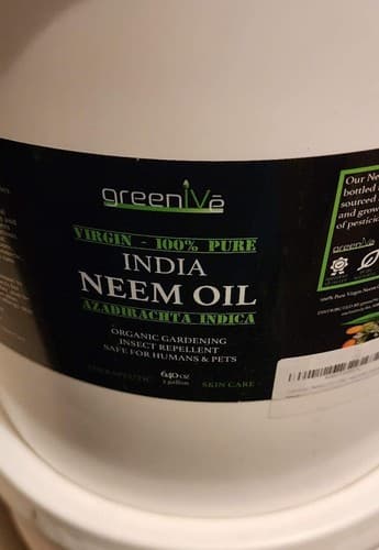 GREENIVE VIRGIN 100% PURE INDIA NEEM OIL AZADIRACHTA INDICA 1 GALLON - Image 1