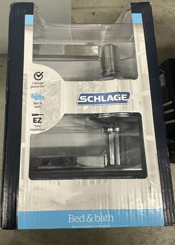Schlage Merano Bed And Bath Lever/door Knob - Image 1