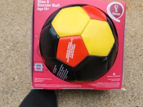 2022 FIFA World Cup Soccer Ball Size 5 - Belgium Flag - Image 1