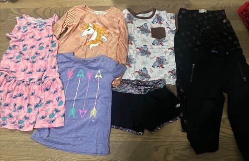 Toddler Girl Clothes Mixed Lot of 7 Pcs. size 7/8 - Image 1