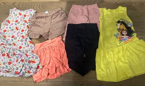 Toddler Girl Clothes Mixed Lot of 6 Pcs. size 7/8 - Image 1