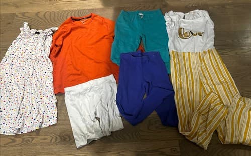 Toddler Girl Clothes Mixed Lot of 6 Pcs. size Large 10/12 - Image 1