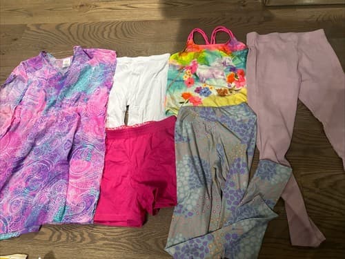 Toddler Girl Clothes Mixed Lot of 6 Pcs. size Large 10/12 - Image 1