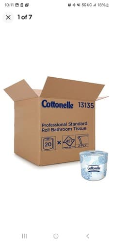Kleenex Cottonelle Premium 2-Ply Toilet Tissue Paper Rolls White, 20 Big Rolls - Image 1