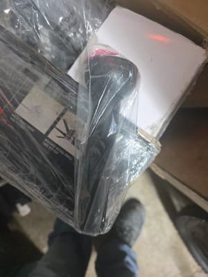NEW PART ONLY -Downrod- Hampton Bay Mena 54" Black Ceiling Fan - Image 1