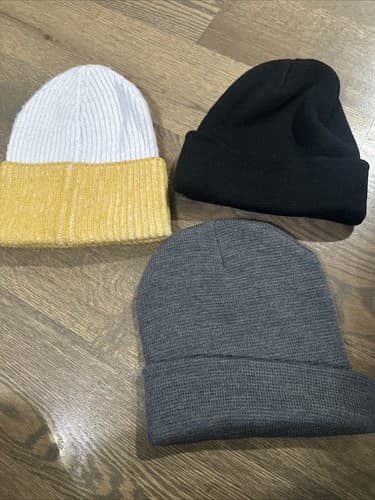 Winter Baby Beanie Hat for Toddler Boys One Size Lot Of 3 - Image 1