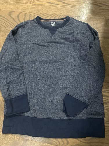 Athletic Works Pullover Sweatshirt Boys Size Large 10-12 Blue Long Sleeve HUSKY - Image 1