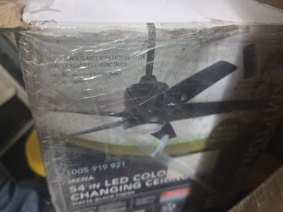 Replacment Parts For Mena 54 in Black Ceiling Fan 1005919928 "5X Blades" - Thumbnail 2