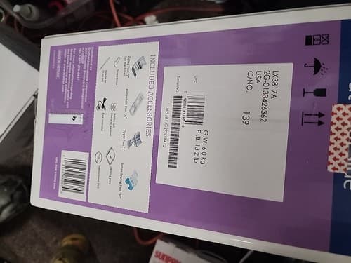 Brother LX3817A 17-Stitch Full-size Sewing Machine Aqua Light Blue NEW - Thumbnail 3