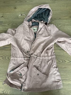 YMI Junior's Pale Pink Hooded Jacket Size Small - Image 1