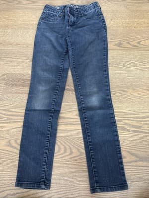 Cherokee Super Skinny Jeans Dark Wash Girls Size 10 - Image 1