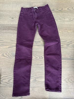 Girls Jordache Pants Burgundy Jeans Size 8 - Image 1