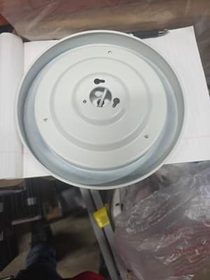 Hampton Bay Caprice 52" Matte Ceiling Fan White Light Kit Plate & LED Assembly - Thumbnail 2