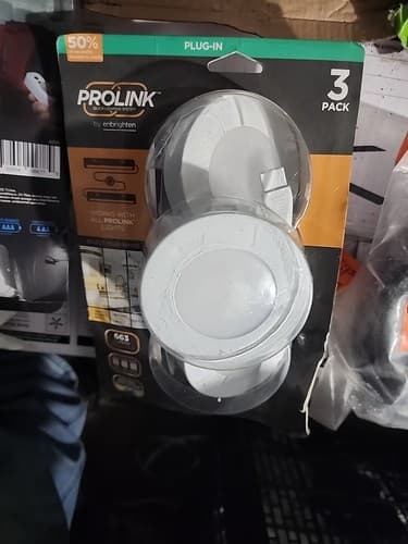 ProLink Plug-in LED Under Cabinet Puck Lights (3-Pack) - Image 1