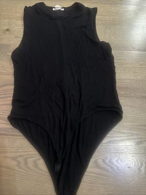 Marci Women Black Bodysuit XL - Image 1