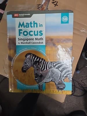 Math in Focus Singapore Math : Student Workbook Grade 5 Book 5B 2013 Edition - Image 1