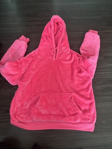 No Boundaries Junior's L 11-13 Pink Warm Hoodie - Image 1