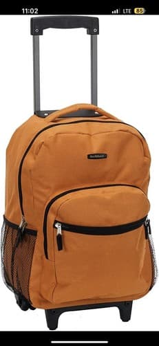 Rockland Double Handle Rolling Backpack New - Image 1