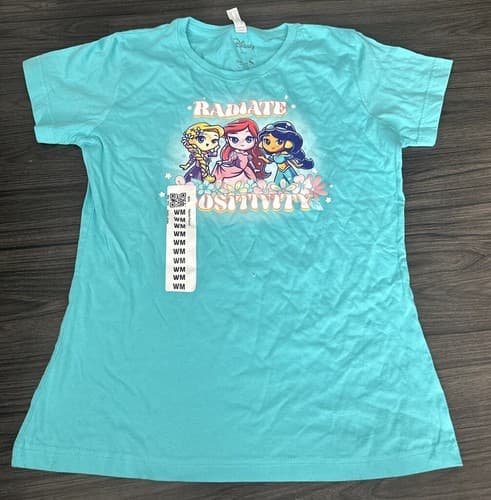 Disney Ladies Top Radiate Positivity Shirt Size Medium - Image 1