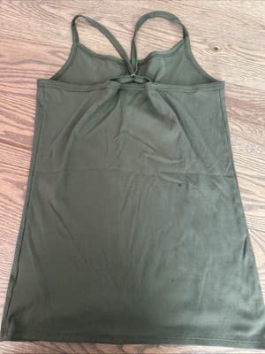 NO BOUNDARIES Womens Size Large 11-13 Sleeveless Tank Top Shirt Green - Thumbnail 2