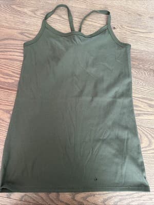 NO BOUNDARIES Womens Size Large 11-13 Sleeveless Tank Top Shirt Green - Image 1