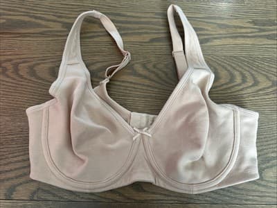 Fruit Of The Loom Size 38 C Tan Underwire Bra - Image 1