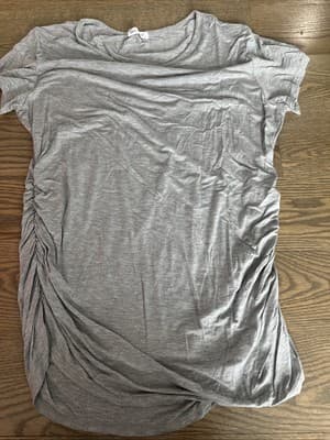 Womans Smallshow Long Gray Blouse - Size XL - Image 1