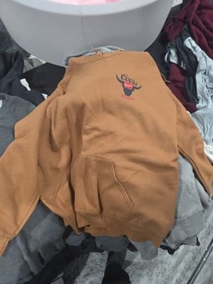 Coors Banquet Rodeo Hoodie Cowboy Print Men's Large - Image 1