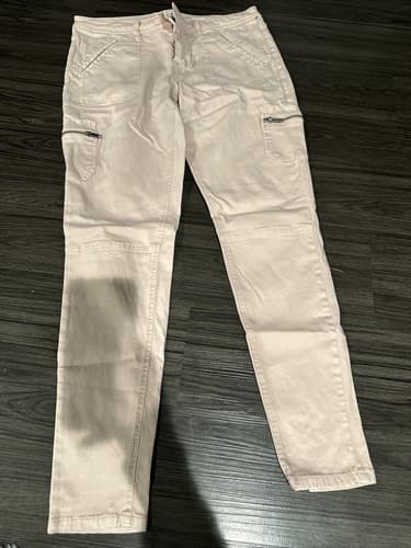 Mossimo Women's Size 12 Mid Rise Denim Jegging Pink - Image 1