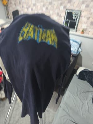 DC Comics Originals Men's Navy Blue Batman Long Sleeve Thermal - Thumbnail 2