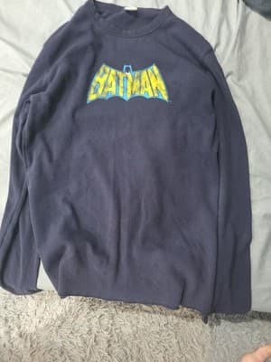 DC Comics Originals Men's Navy Blue Batman Long Sleeve Thermal - Image 1