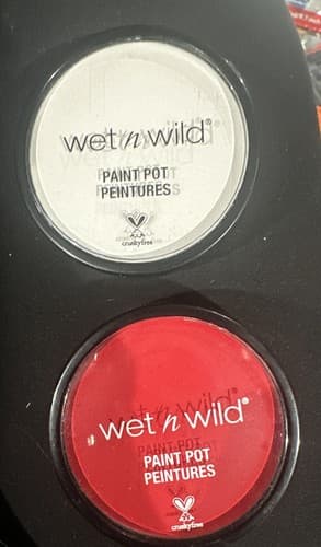 Wet n Wild Fantasy Makers Paint Pot Face Cosplay Make Up White And Red New - Image 1