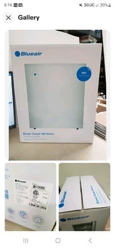 Blueair Classic 205 Small Rooms 279 sq. ft. WiFi Enabled, Alexa Compatible - Image 1